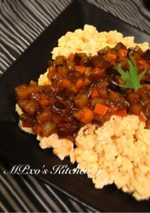 ヘルシー☆プルプル豆腐玉子と野菜あんかけ-レシピのメイン写真