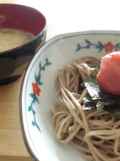 *トロネバ梅納豆つけ蕎麦*-レシピのメイン写真