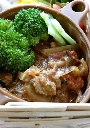 牛肉と茄子のトマト煮-レシピのメイン写真