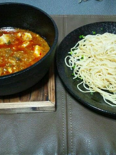 麻婆豆腐でつけ麺-レシピのメイン写真