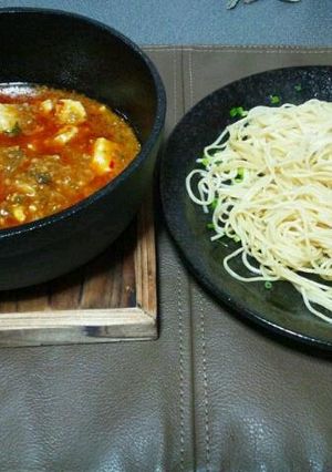 麻婆豆腐でつけ麺-レシピのメイン写真