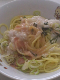 たらことろろパスタ-レシピのメイン写真