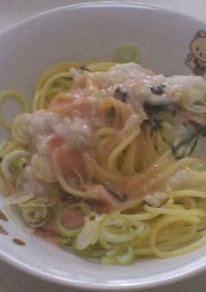 たらことろろパスタ-レシピのメイン写真