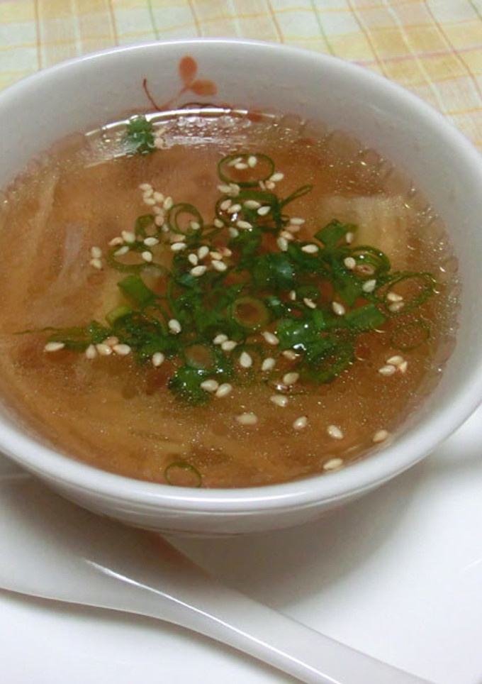 エノキで簡単✿ごま香る中華スープ✿-レシピのメイン写真