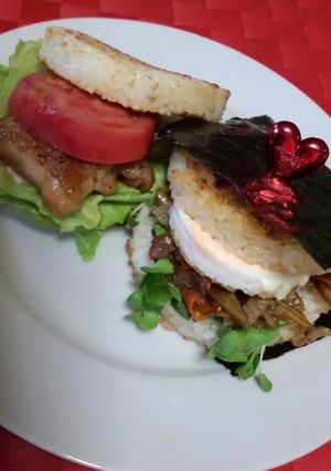 今日はライスバーガーな気分♪-レシピのメイン写真