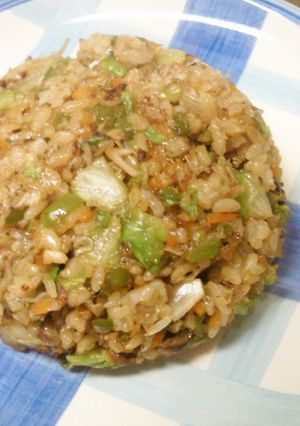 野菜たっぷり！和風レタスチャーハン☆-レシピのメイン写真