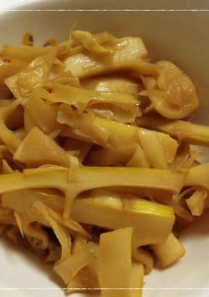 食感◎淡竹（筍）たけのこ手作りメンマ-レシピのメイン写真