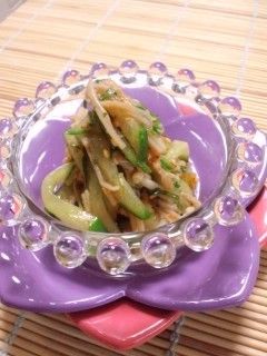 大葉風味deサッパリ胡麻ポン和え♪-レシピのメイン写真