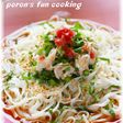 ✿ささみの梅和え*ぶっかけ冷やしうどん✿