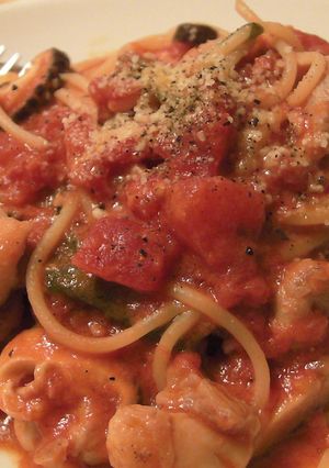 トマトクリームパスタ-レシピのメイン写真