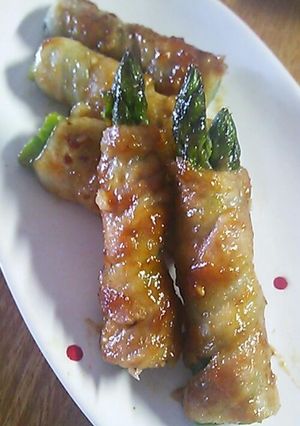 アスパラ豚肉巻き-レシピのメイン写真