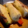 野菜巻き肉のチーズ煮