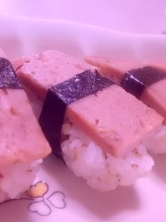 大人のスパム握り♪-レシピのメイン写真