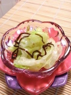レタスの塩昆布ナムル♪-レシピのメイン写真