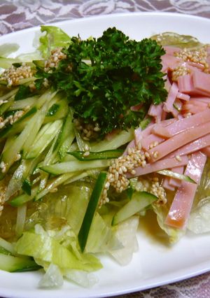 ところてんサラダ-レシピのメイン写真