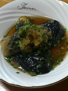 茄子の揚げ浸し大根おろしでさっぱりと!-レシピのメイン写真