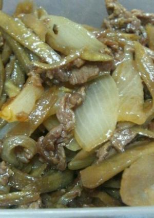 牛肉のきんぴら風炒め-レシピのメイン写真