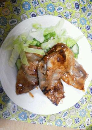 夏バテ予防★酢でさっぱり生姜焼き★-レシピのメイン写真