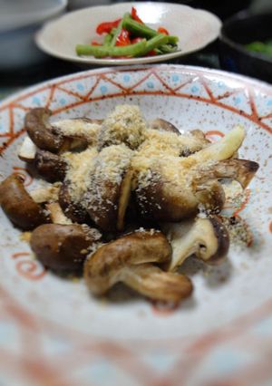 簡単おつまみ☆椎茸のガーリックパン粉炒め-レシピのメイン写真
