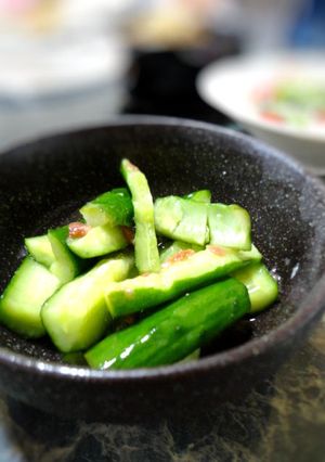 簡単☆たたききゅうりの梅肉酢の物-レシピのメイン写真