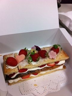 苺のミルフィーユ-レシピのメイン写真