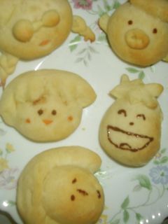 ちびまるこちゃんパン-レシピのメイン写真