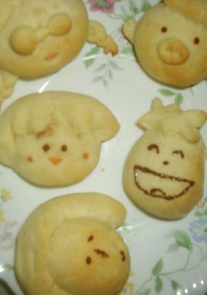 ちびまるこちゃんパン-レシピのメイン写真