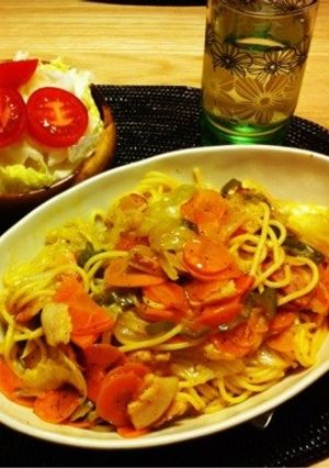 野菜たっぷりナポリタン-レシピのメイン写真