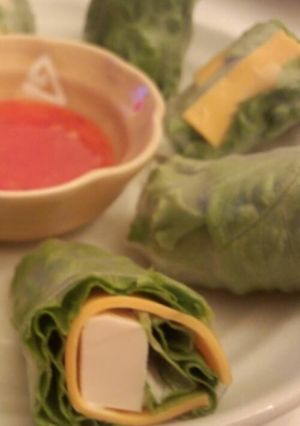 塩豆腐の生春巻き-レシピのメイン写真