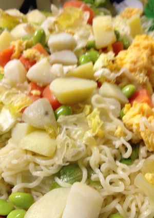 枝豆入りらーめんのサラダ-レシピのメイン写真