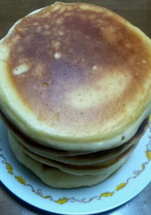 ぶ厚い！HMで作るモチっとホットケーキ♪-レシピのメイン写真
