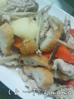 素朴な優しい味♡豚肉とじゃがいもの塩麹煮-レシピのメイン写真