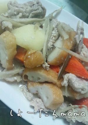素朴な優しい味♡豚肉とじゃがいもの塩麹煮-レシピのメイン写真