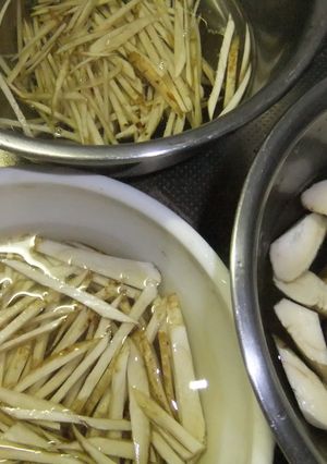ごぼうの下ごしらえ-レシピのメイン写真