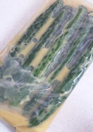 ジップロックで胡瓜の辛子漬け-レシピのメイン写真