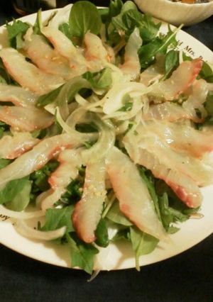 鯛のカルパッチョ（和風？）-レシピのメイン写真