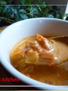 レンズ豆のエスニックトマトカレースープ-レシピのメイン写真