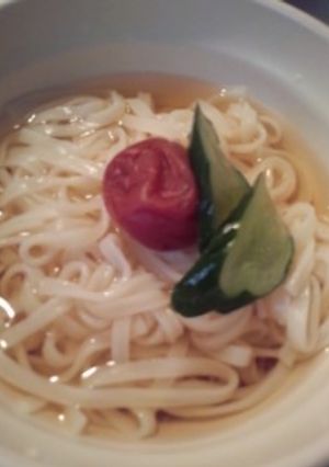 梅干しでさっぱり優しいうどん-レシピのメイン写真