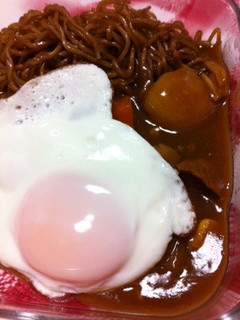 カレー on the 焼きそば-レシピのメイン写真