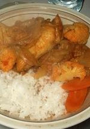 鶏肉とカリフラワーの自己流インド風カレー-レシピのメイン写真