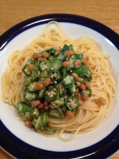 ネバネバ冷製パスタ-レシピのメイン写真