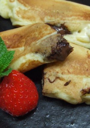 バナナ　メレンゲパンケーキ-レシピのメイン写真
