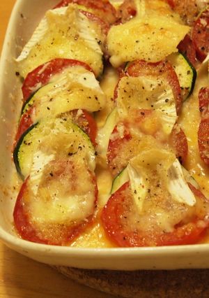 簡単♪夏野菜のカマンベールチーズ焼き-レシピのメイン写真