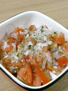 豆腐とトマトのサラダ-レシピのメイン写真