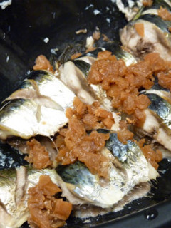 レンジで2分半♪小いわしの梅干し煮-レシピのメイン写真