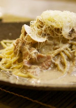 たっぷりマッシュルームのクリームパスタ-レシピのメイン写真