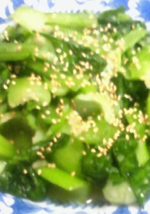 チンゲン菜の生姜和風だし炒め-レシピのメイン写真