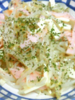 もやしチーズハムの風味なめらかコーン和え-レシピのメイン写真