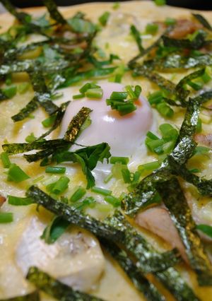 発酵食品でヘルシー和風ピザ 白みそチーズ-レシピのメイン写真