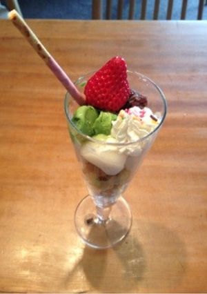 簡単❤豪華な和風白玉抹茶パフェ-レシピのメイン写真